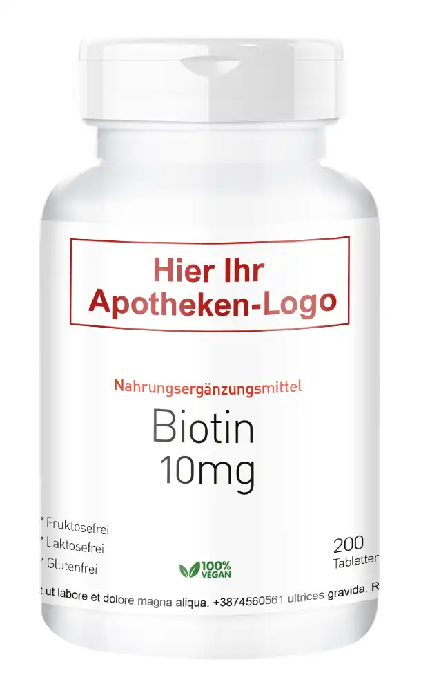 Biotin 10mg 200 Tabletten