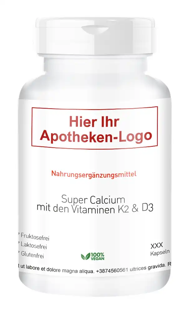 Super Calcium mit den Vitaminen K2 & D3