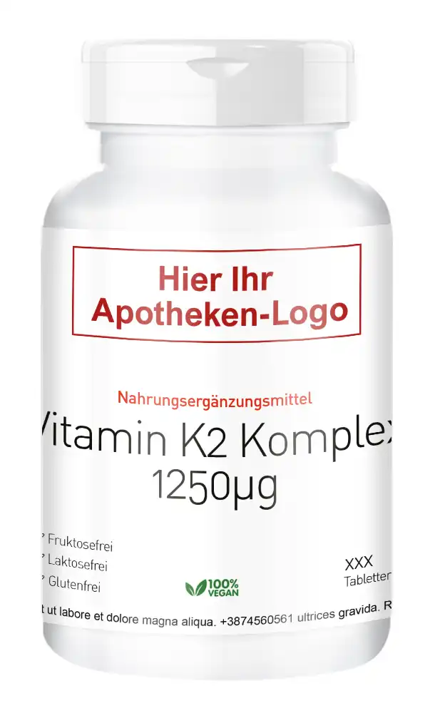 Vitamin K2 Komplex MK-4 & MK-7 1250µg