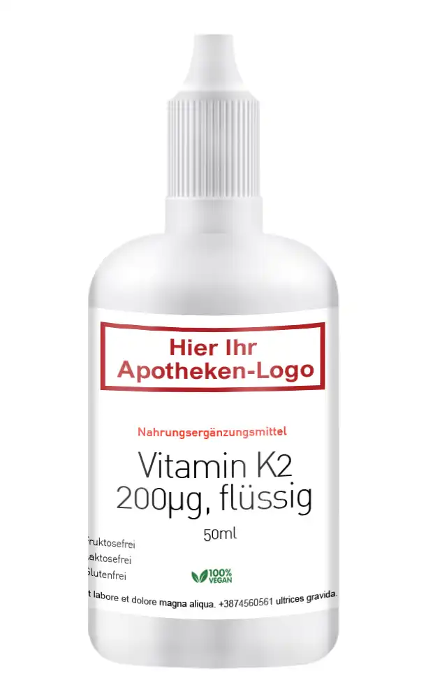 Vitamin K2 flüssig 200µg pro 10 Tropfen - 50ml
