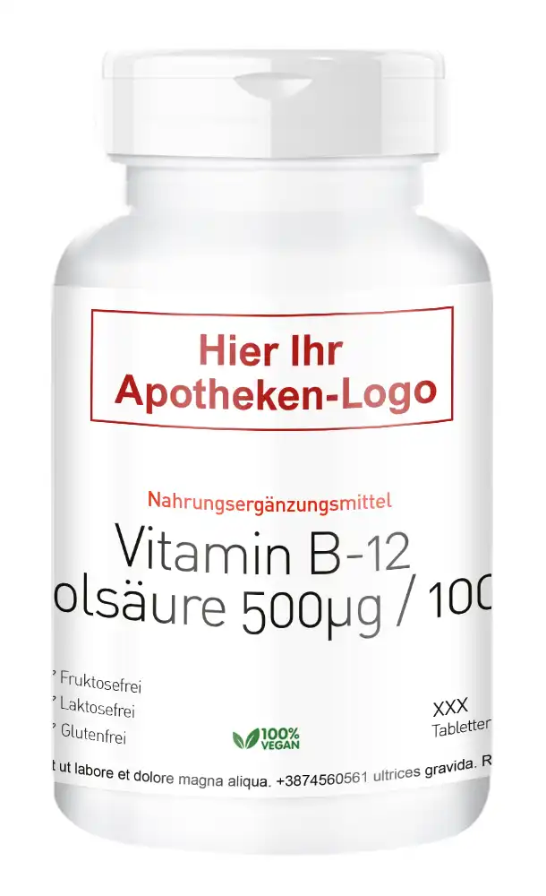 Vitamin B-12 + Folsäure 500µg / 100µg